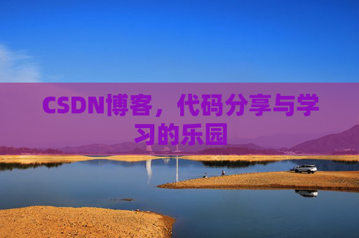 CSDN博客,代码分享与学习的乐园